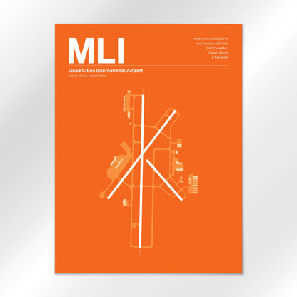 MLI Airport Diagram