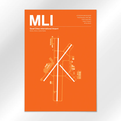 MLI Airport Diagram