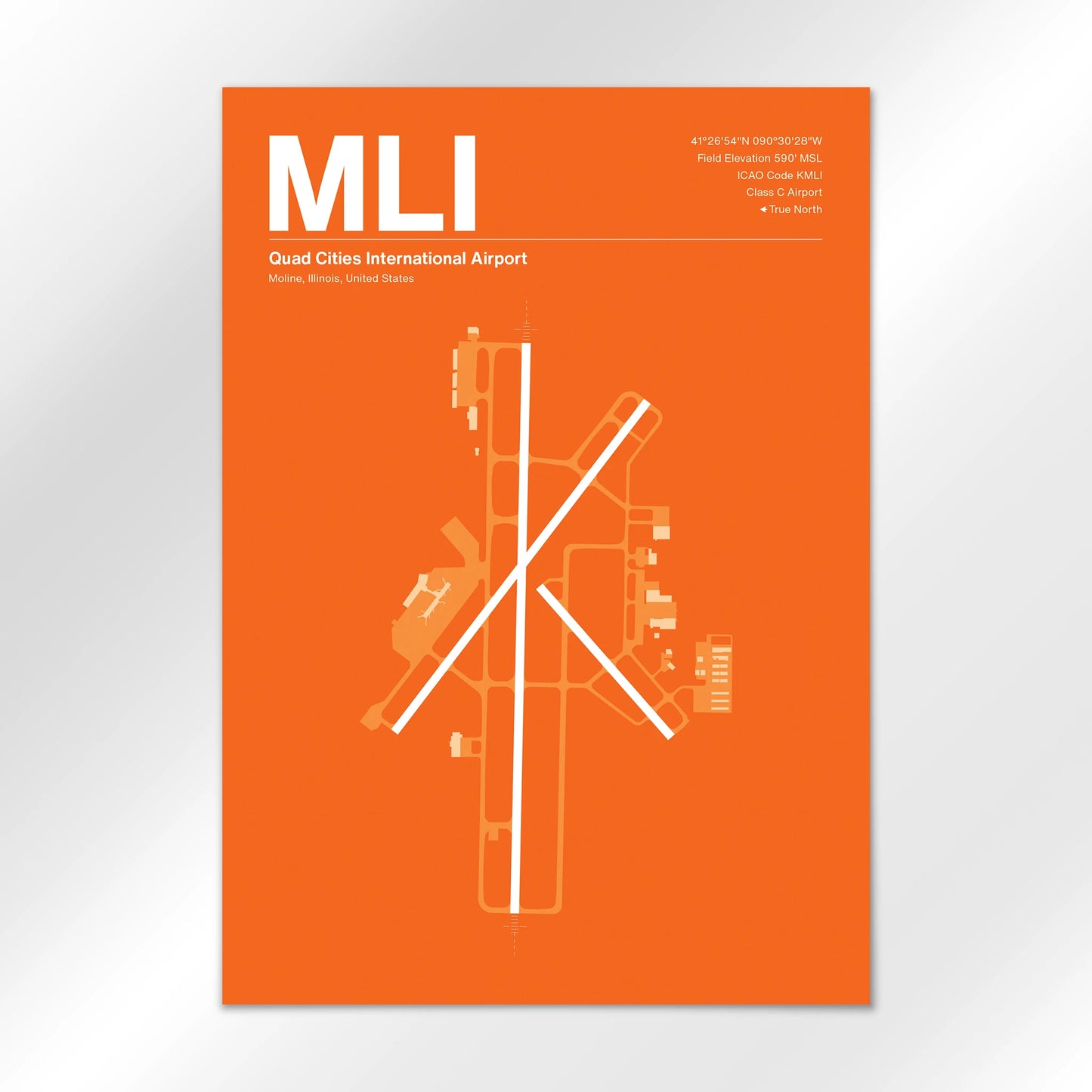 MLI Airport Diagram