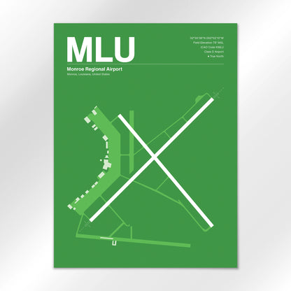 MLU Airport Diagram