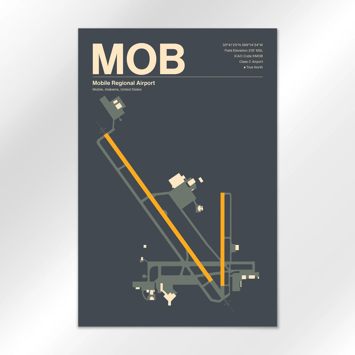 MOB Airport Diagram