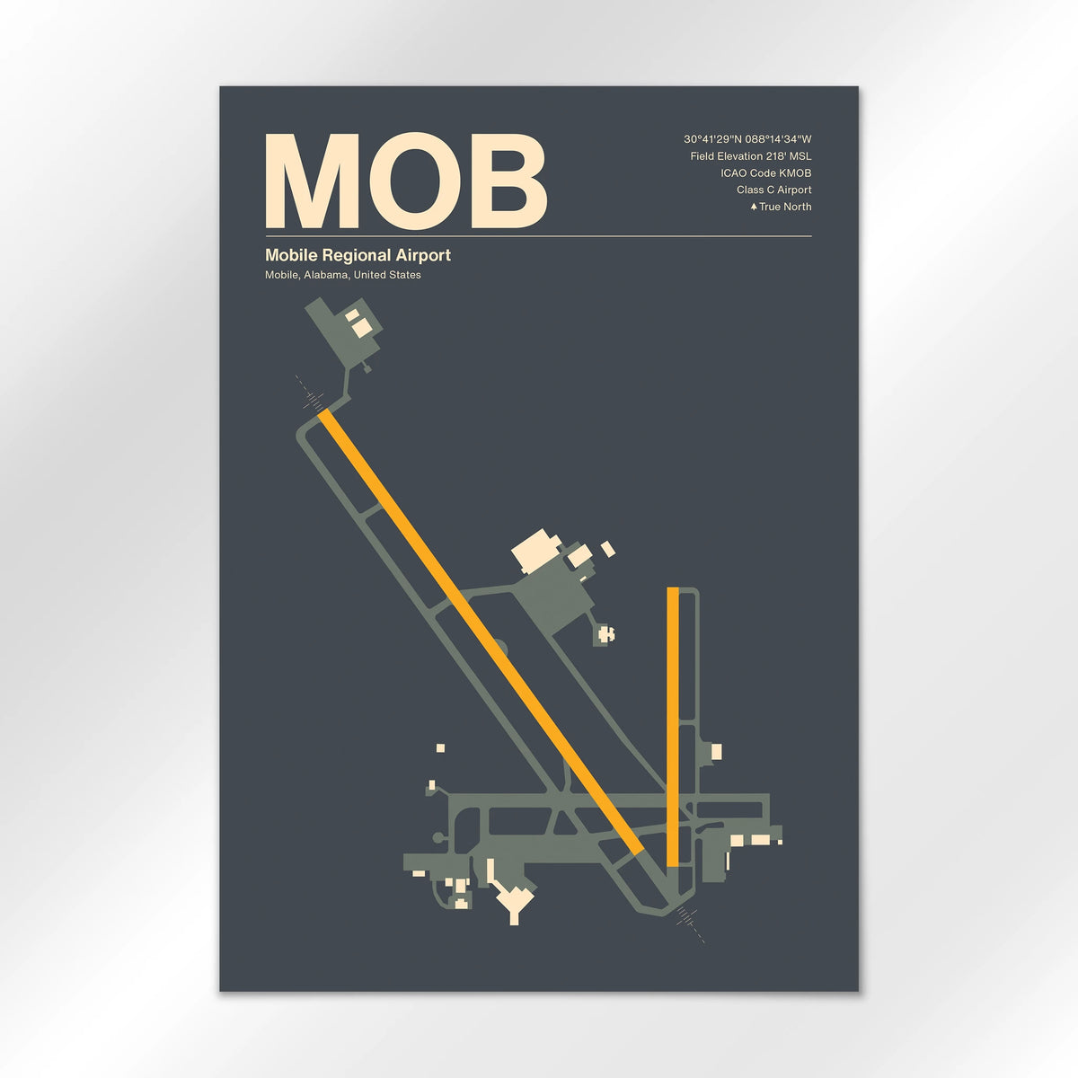 MOB Airport Diagram