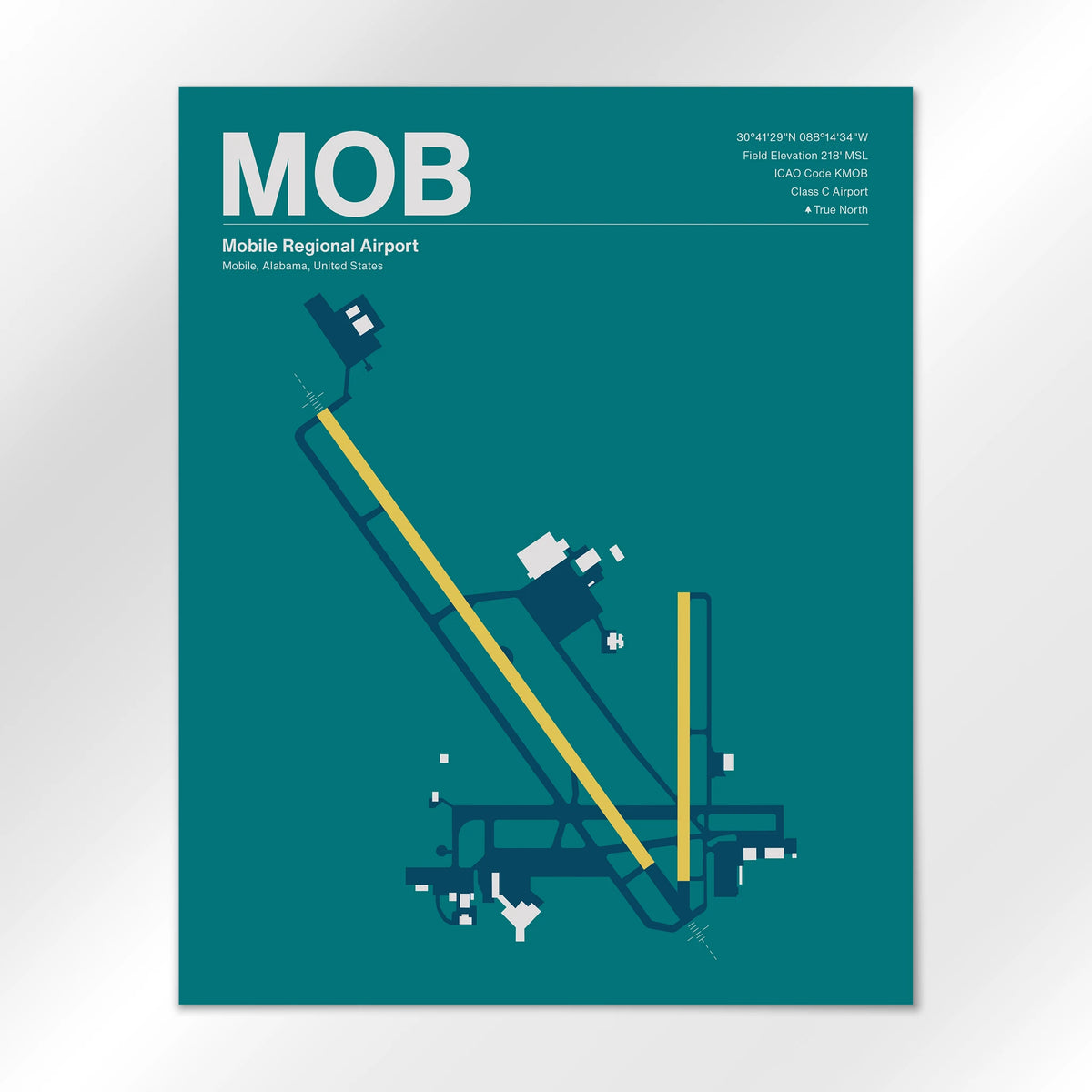 MOB Airport Diagram