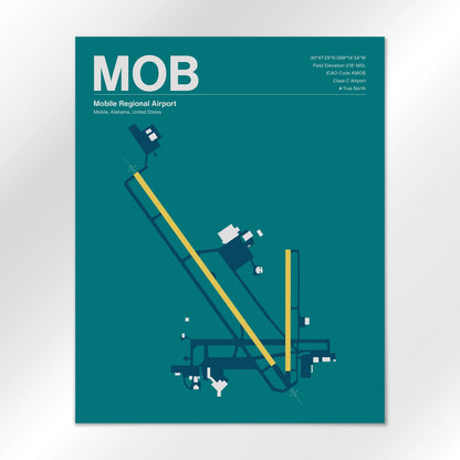 MOB Airport Diagram
