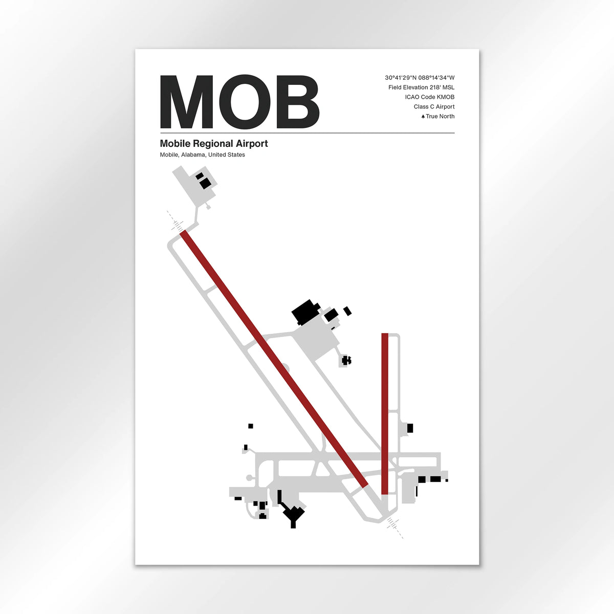 MOB Airport Diagram