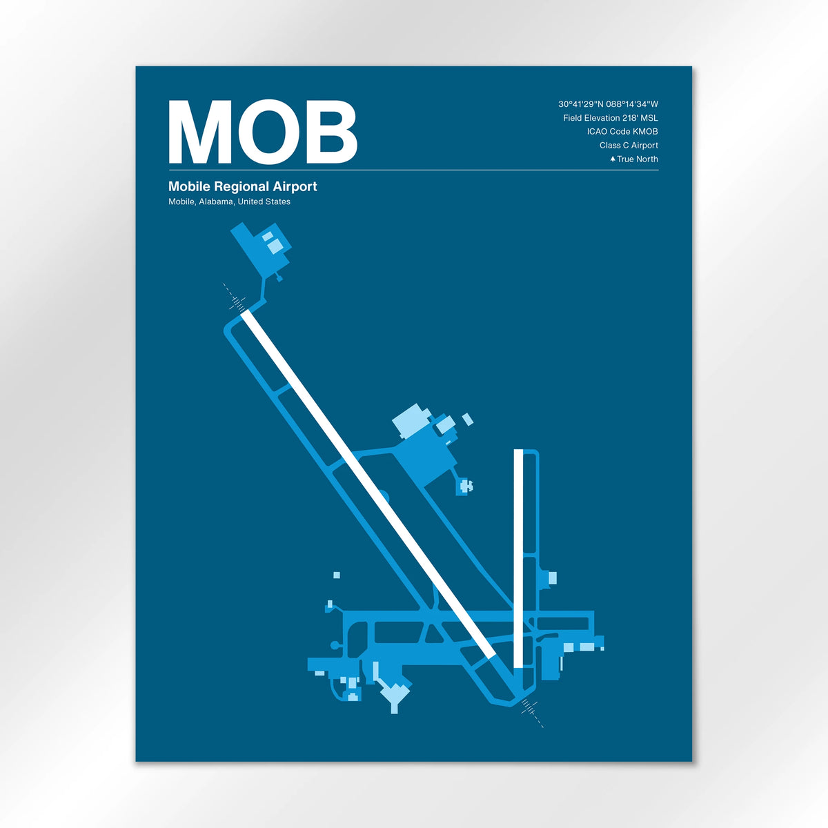 MOB Airport Diagram