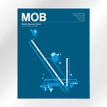 MOB Airport Diagram