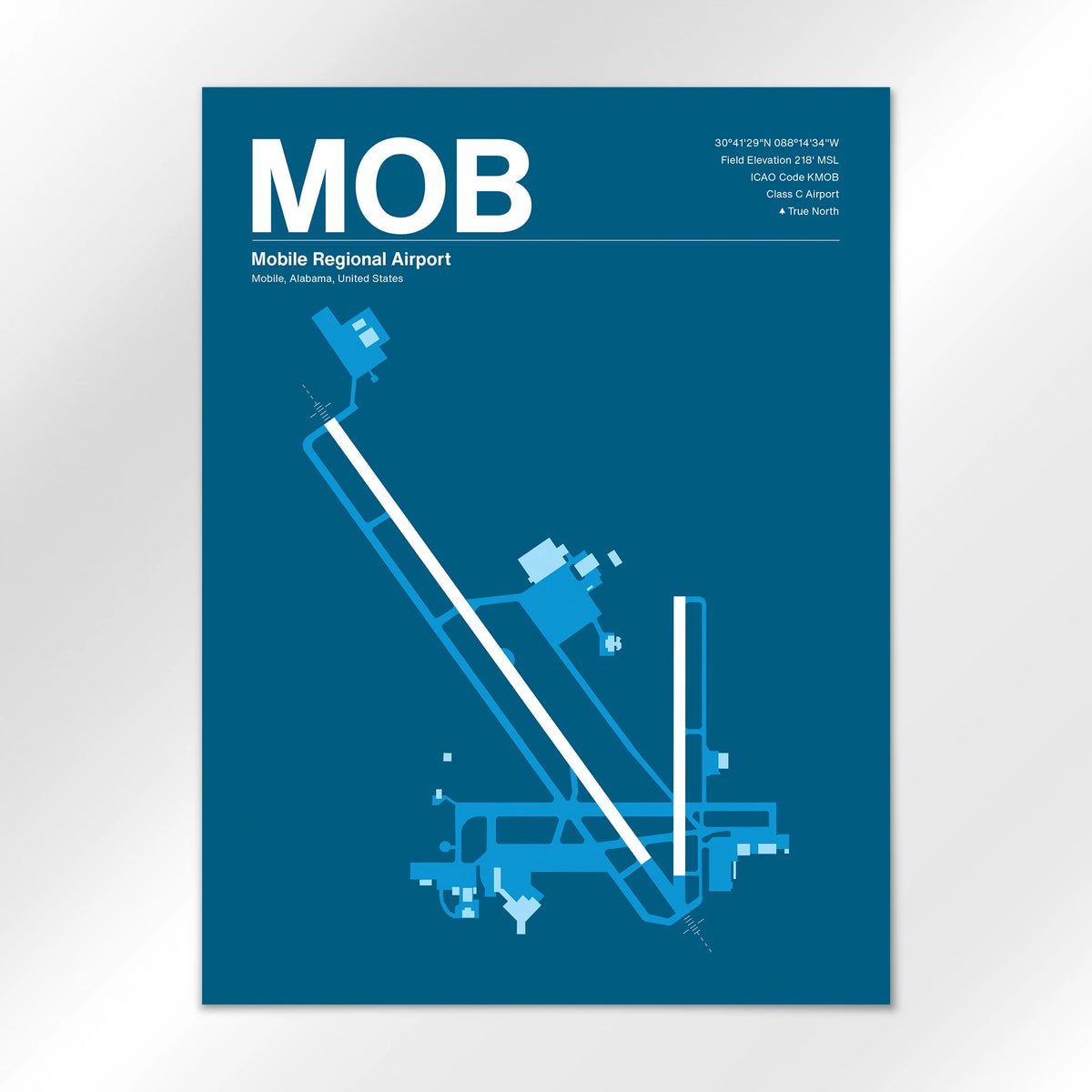MOB Airport Diagram
