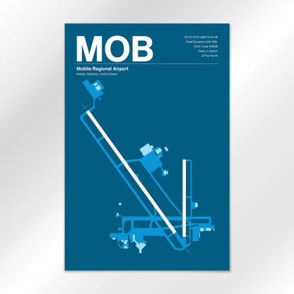 MOB Airport Diagram