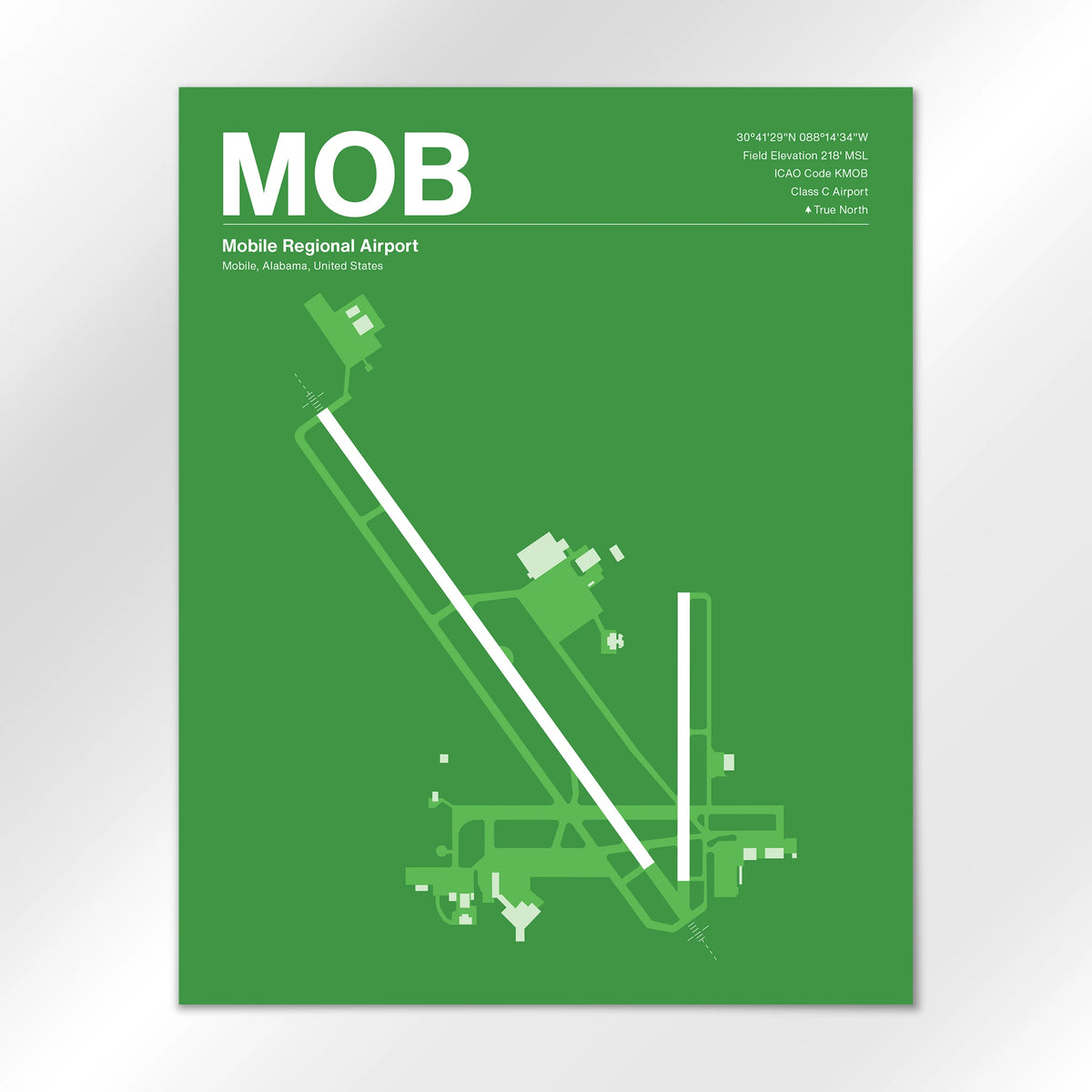 MOB Airport Diagram