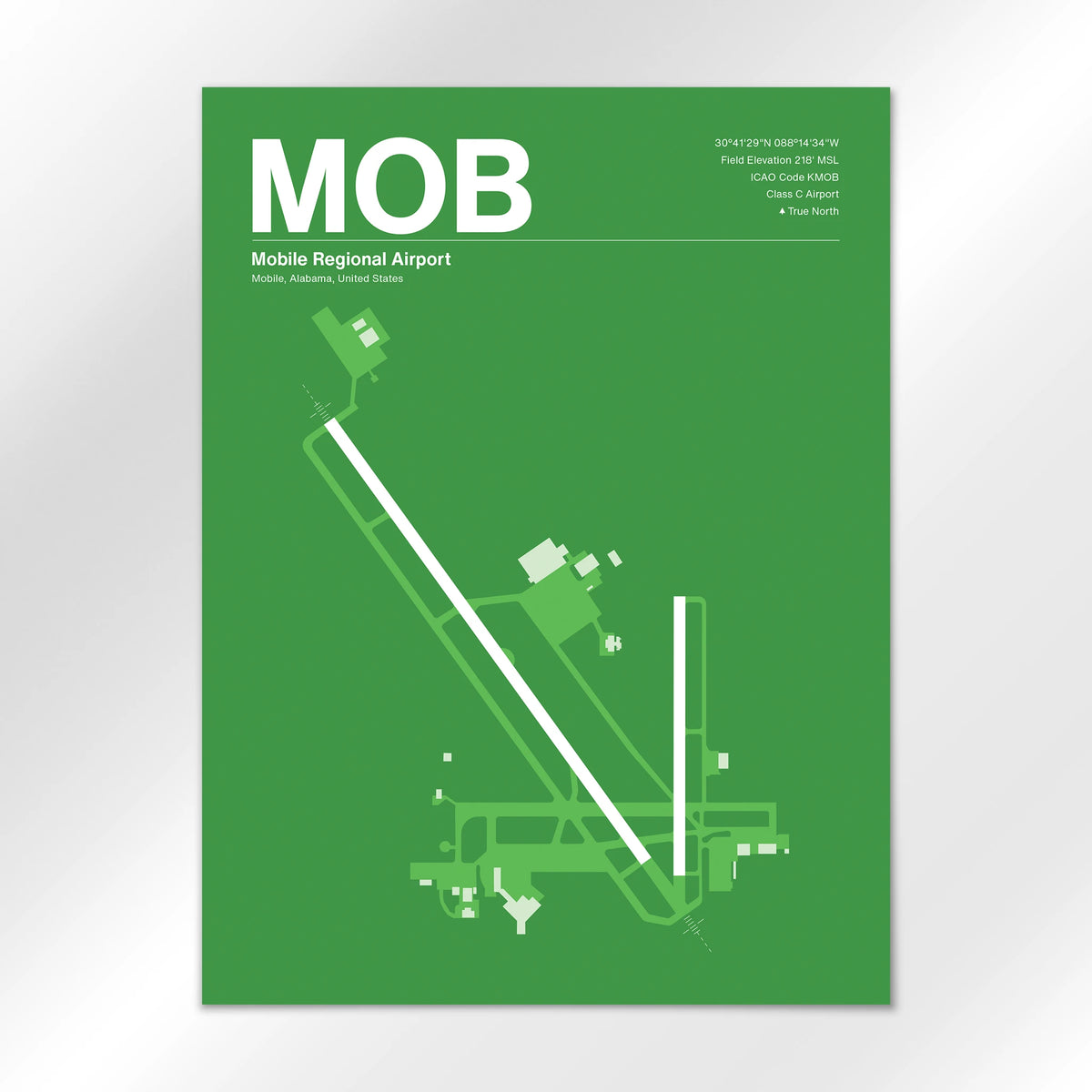 MOB Airport Diagram