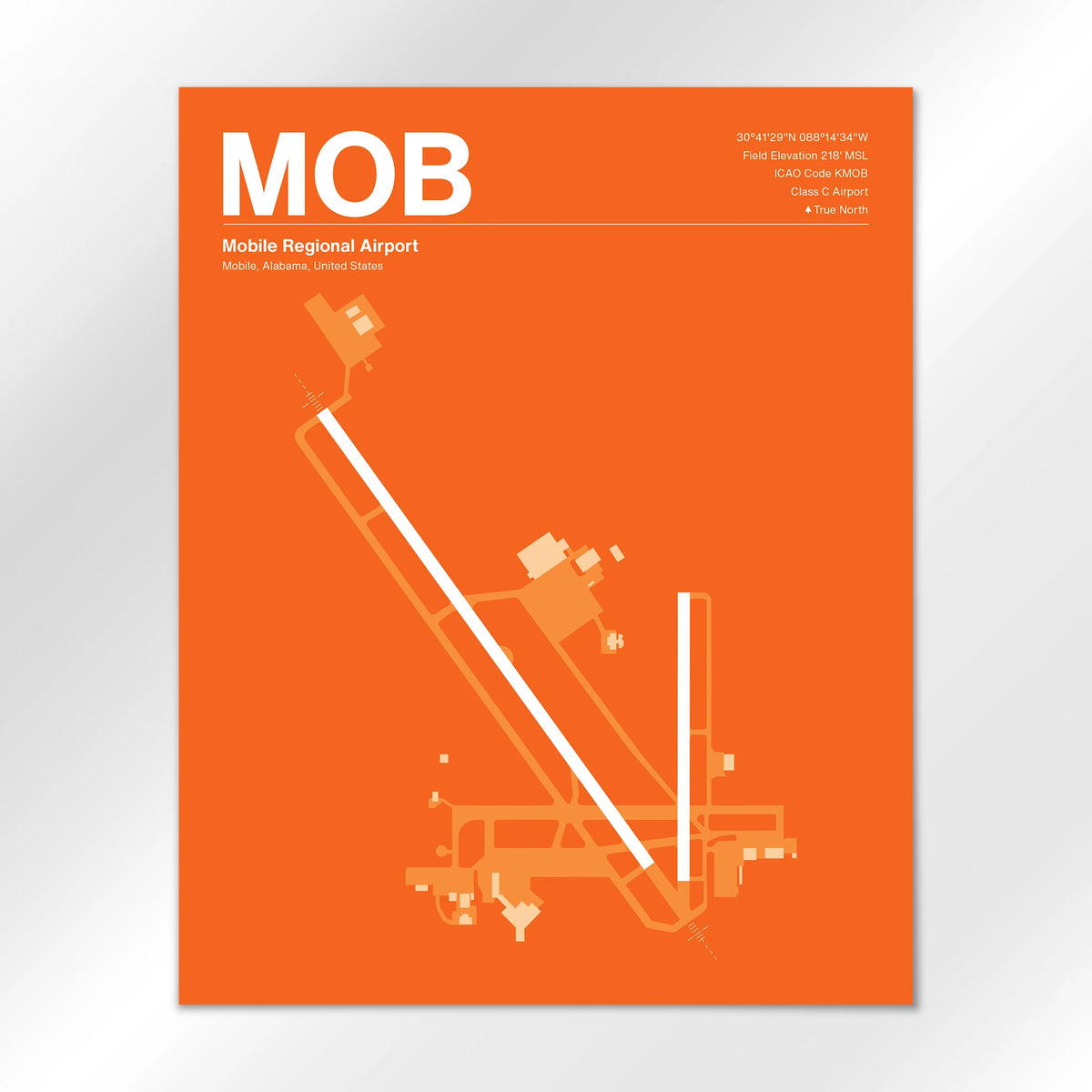 MOB Airport Diagram
