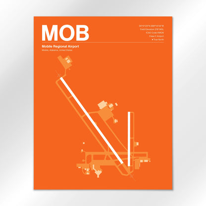 MOB Airport Diagram