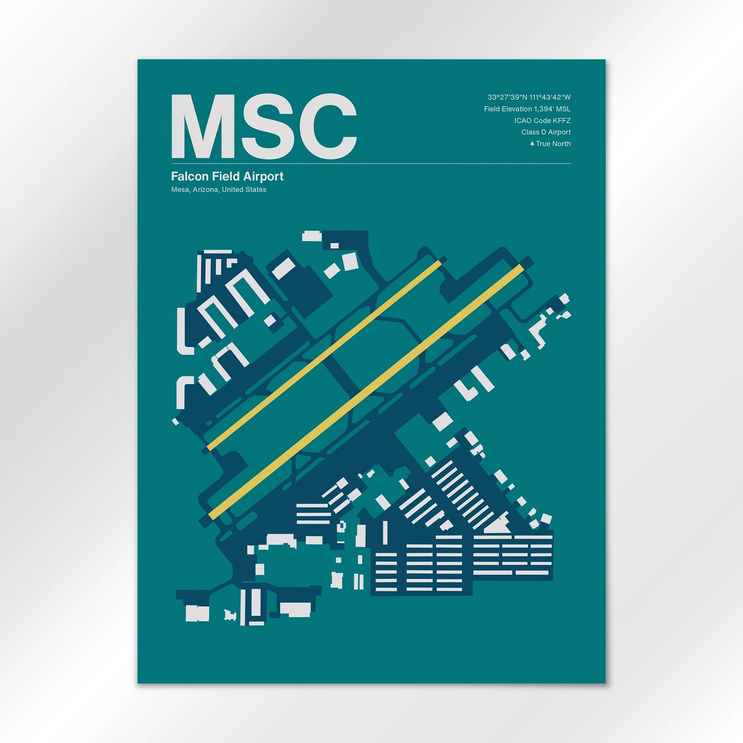 MSC | Mesa - Mid - Century Moss - 18×24" - No Frame