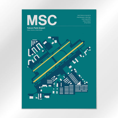 MSC | Mesa - Mid - Century Moss - 18×24" - No Frame
