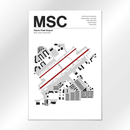 MSC | Mesa - Mid - Century Modern - 12×18" - No Frame