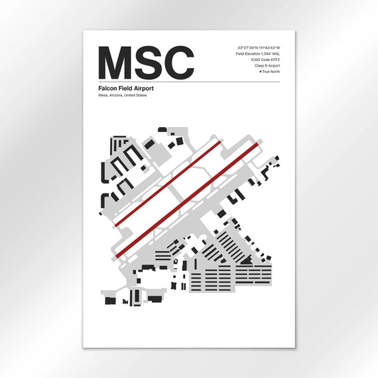 MSC | Mesa - Mid - Century Modern - 12×18" - No Frame