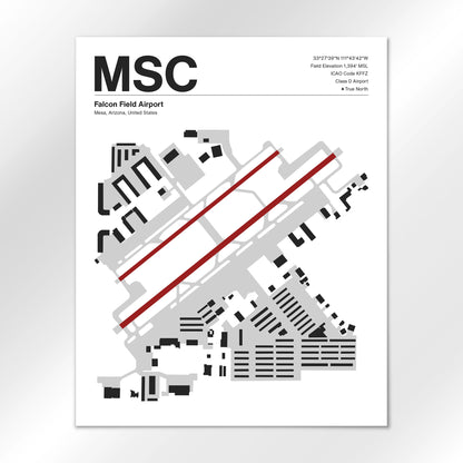 MSC | Mesa - Mid - Century Modern - 16×20" - No Frame