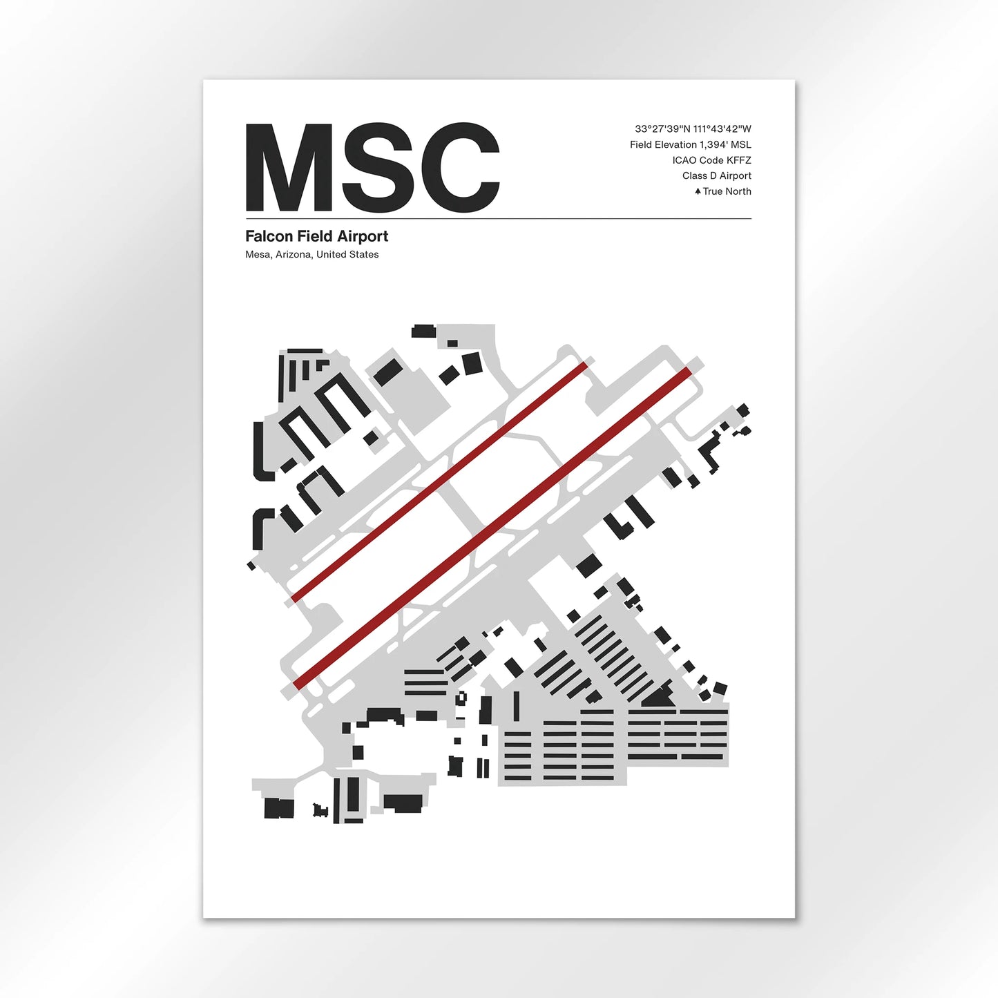 MSC | Mesa - Mid - Century Modern - A1 - No Frame