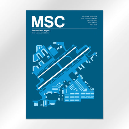 MSC | Mesa - Skyline Blue - A2 - No Frame