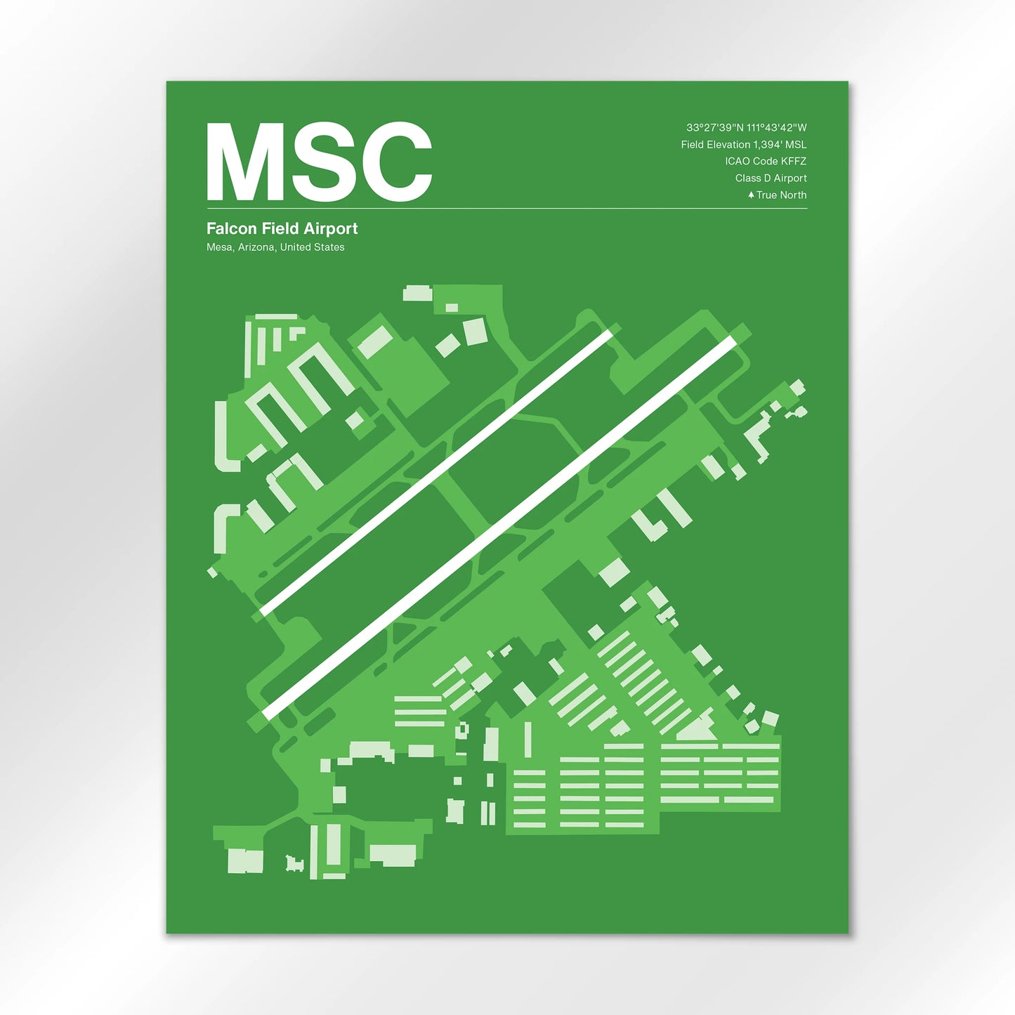 MSC | Mesa - Overland Green - 16×20" - No Frame