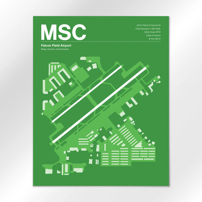 MSC | Mesa - Overland Green - 16×20" - No Frame