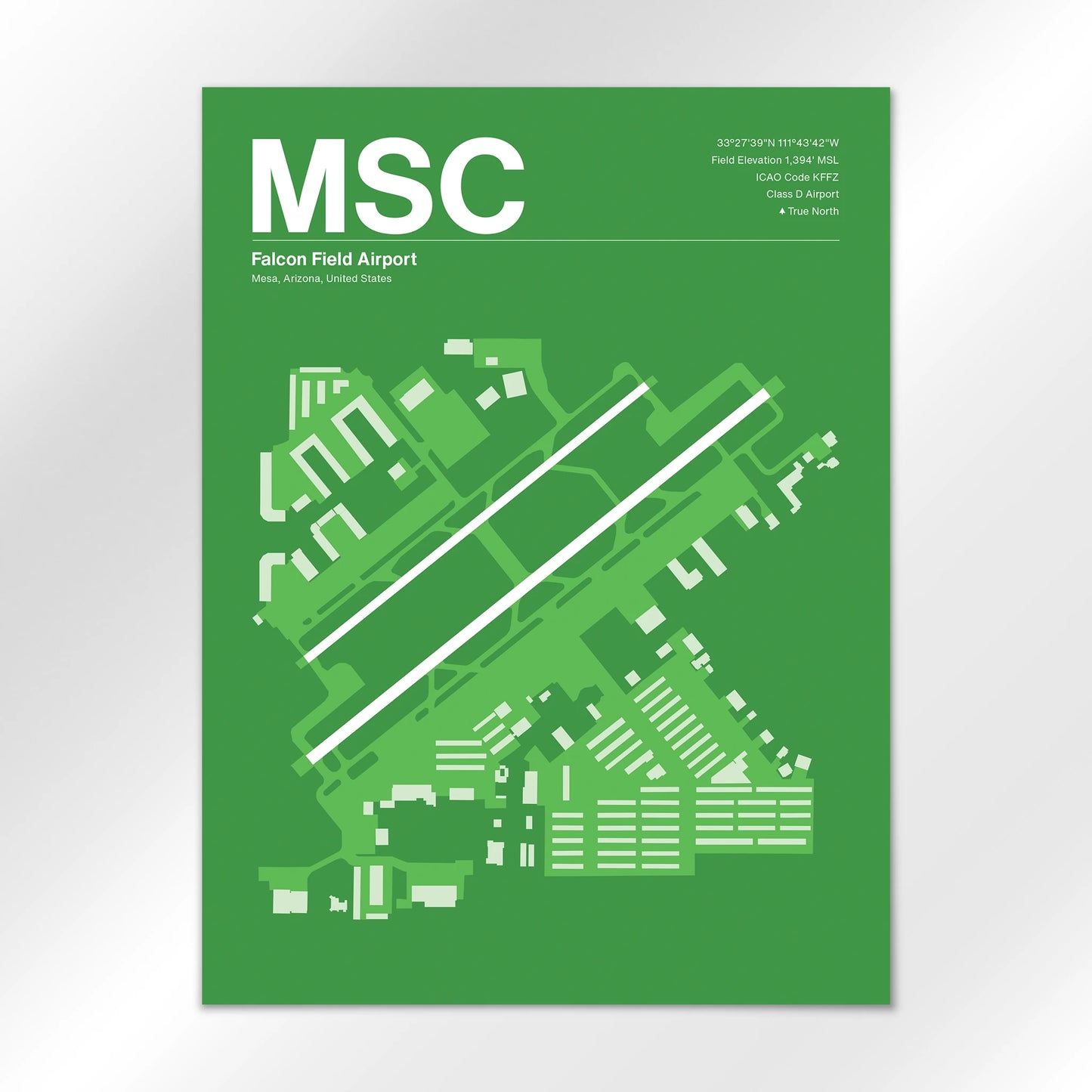MSC | Mesa - Overland Green - 18×24" - No Frame