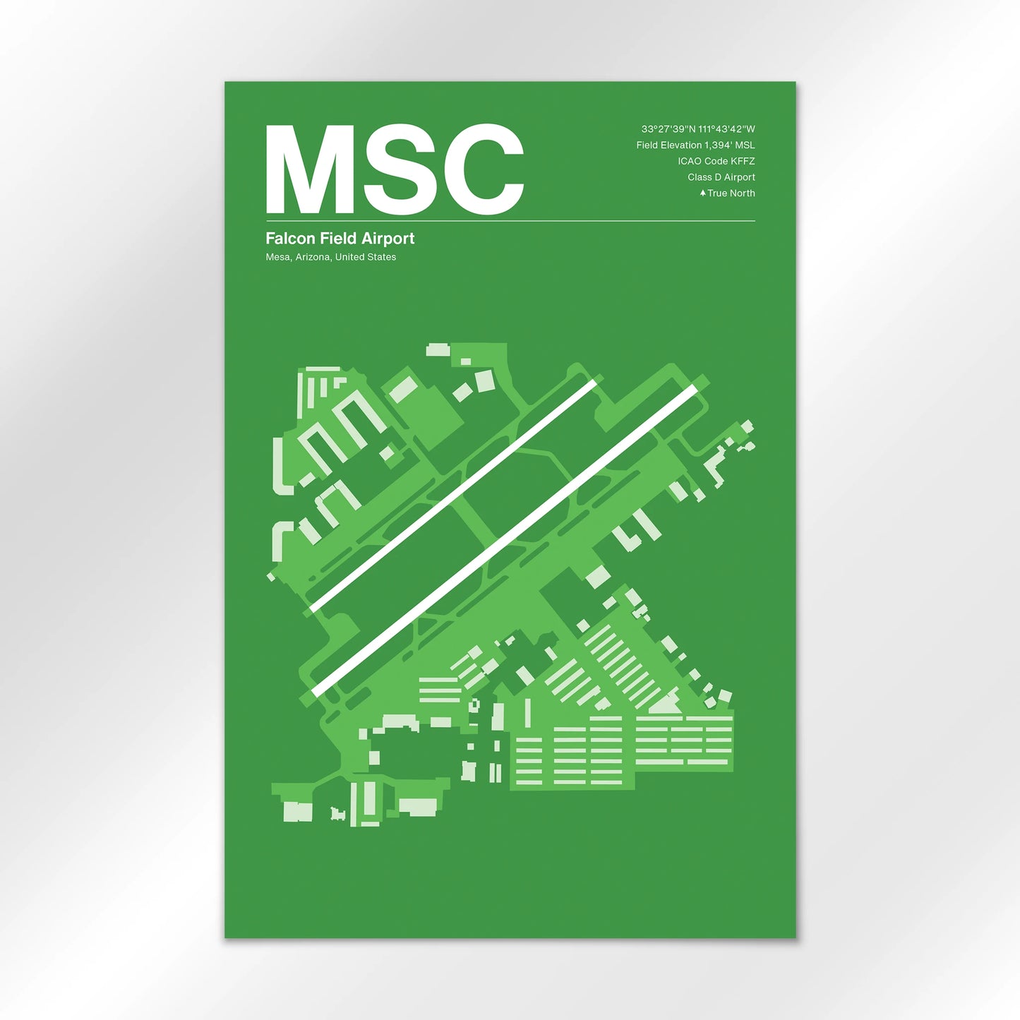 MSC | Mesa - Overland Green - 24×36" - No Frame