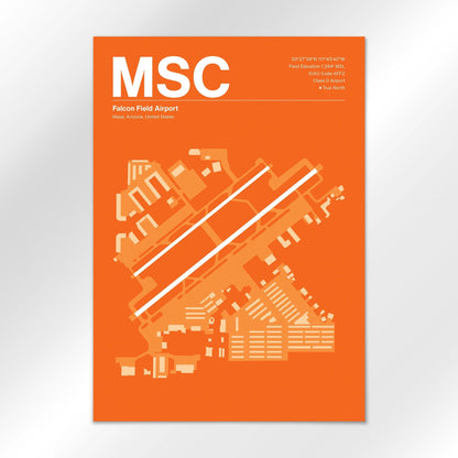MSC | Mesa - Sunset Orange - A3 - No Frame