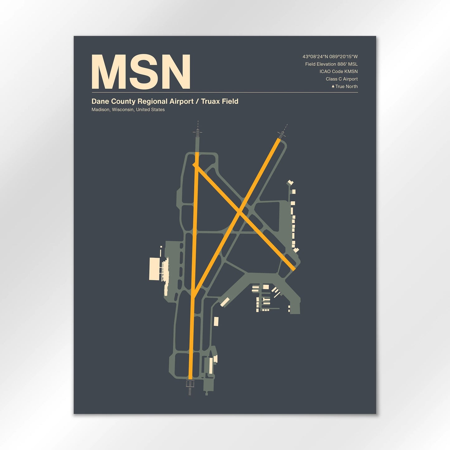 MSN Airport Diagram