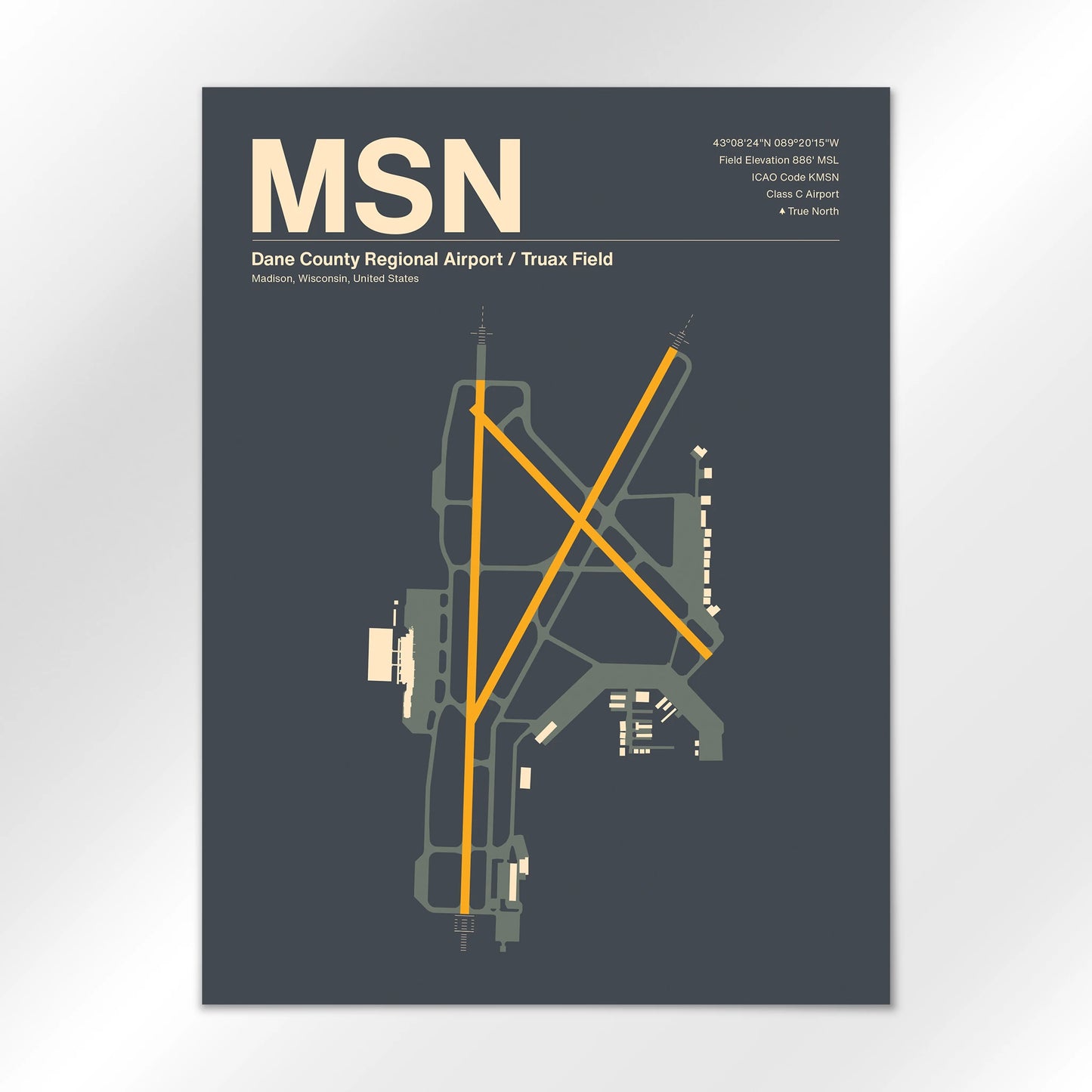 MSN Airport Diagram