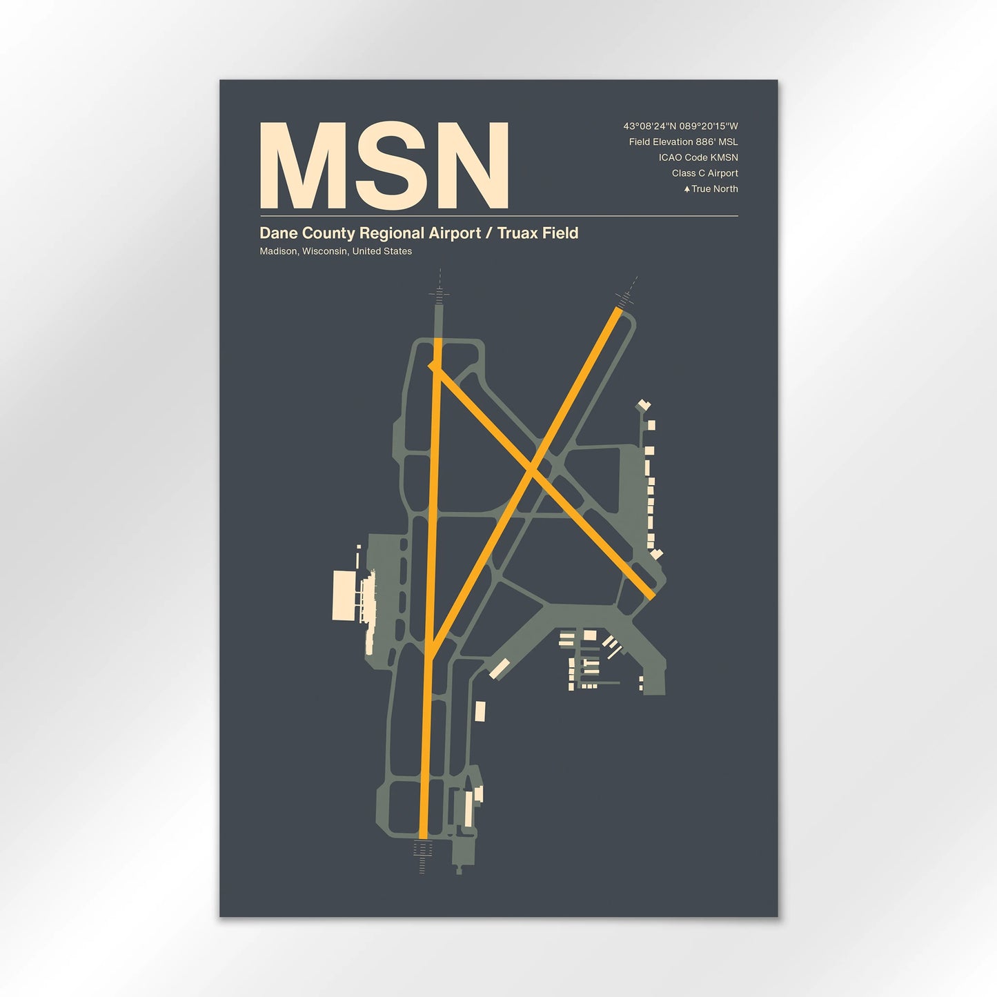 MSN Airport Diagram