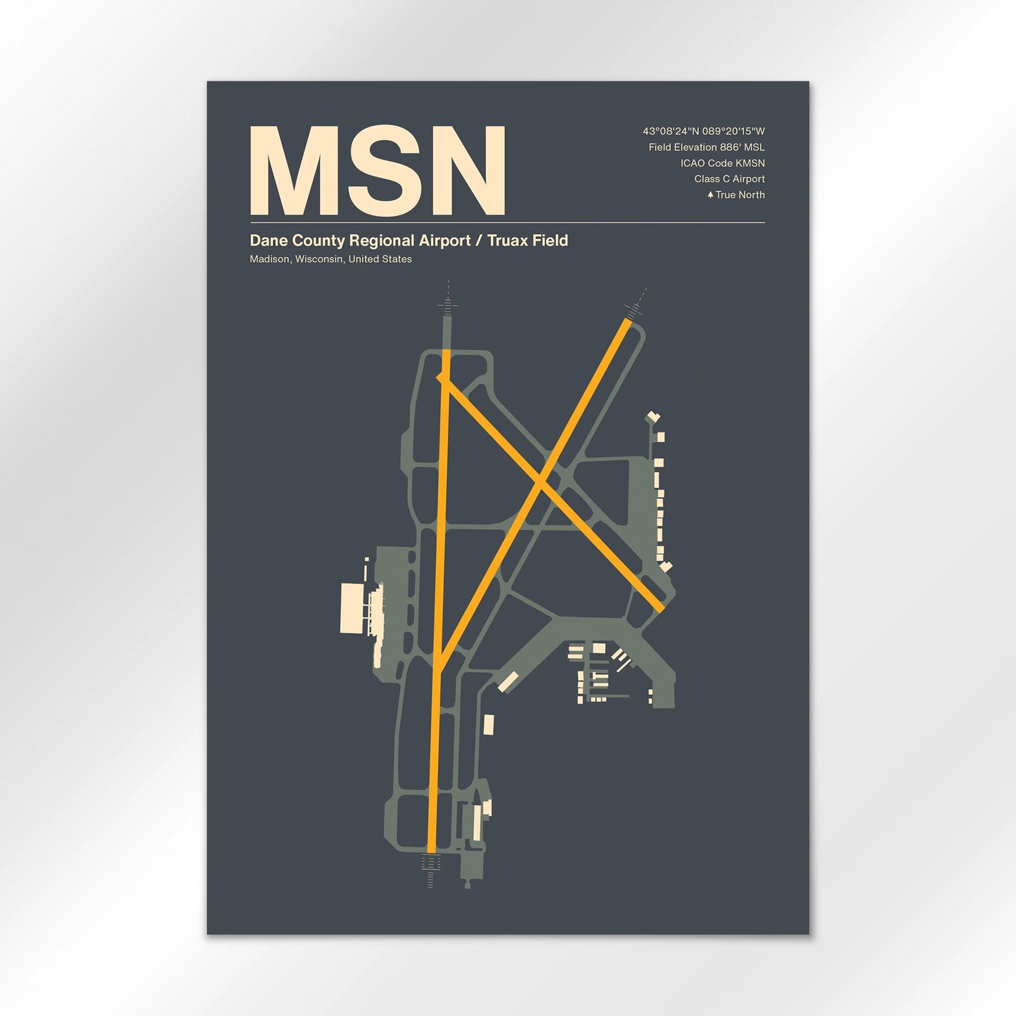 MSN Airport Diagram