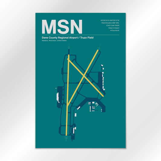 MSN | Madison - Mid - Century Moss - 12×18" - No Frame