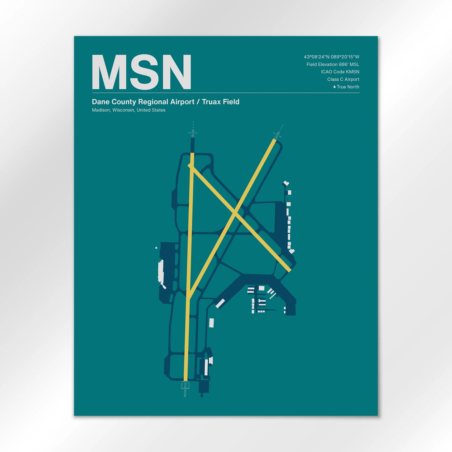 MSN | Madison - Mid - Century Moss - 16×20" - No Frame