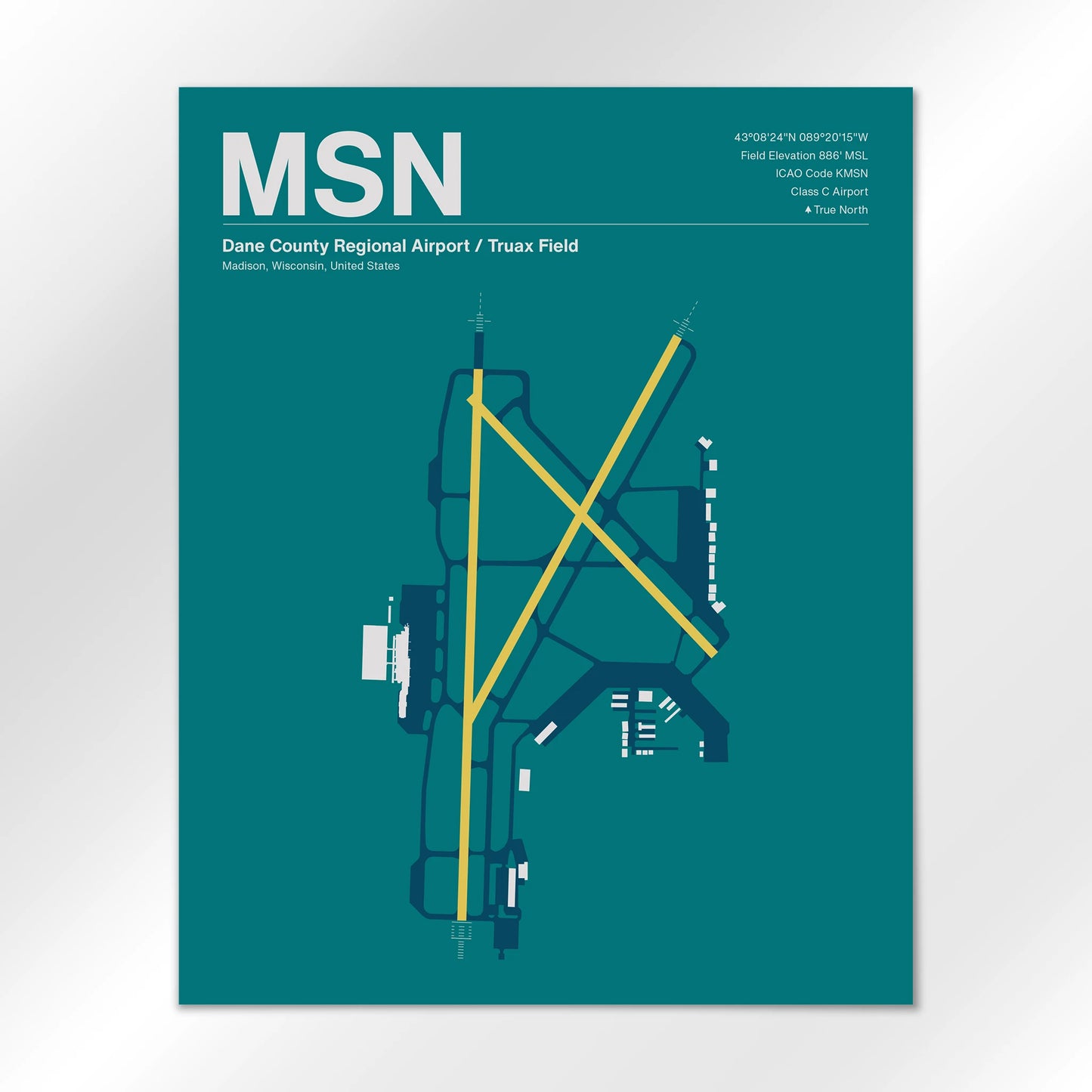 MSN Airport Diagram