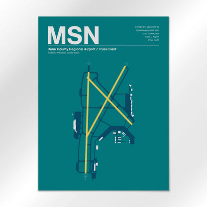 MSN | Madison - Mid - Century Moss - 18×24" - No Frame