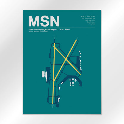 MSN Airport Diagram