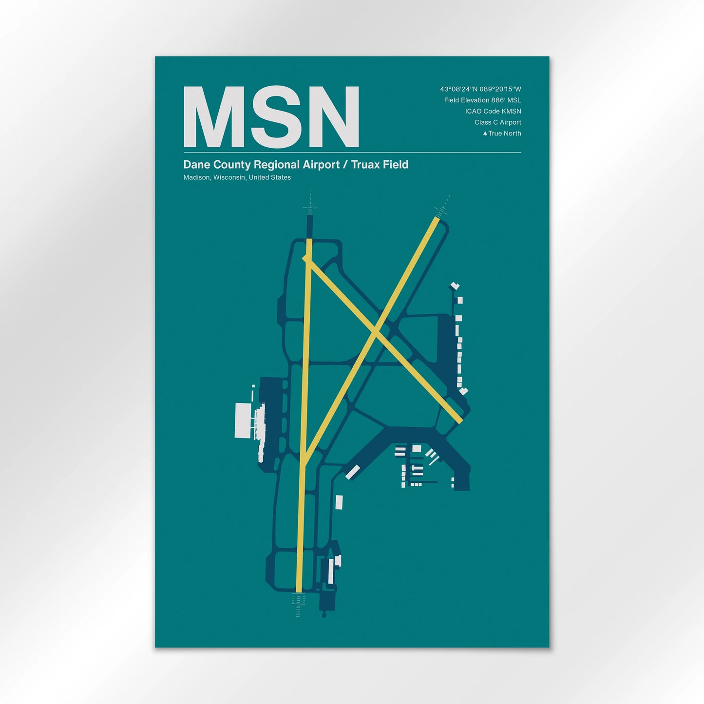 MSN Airport Diagram