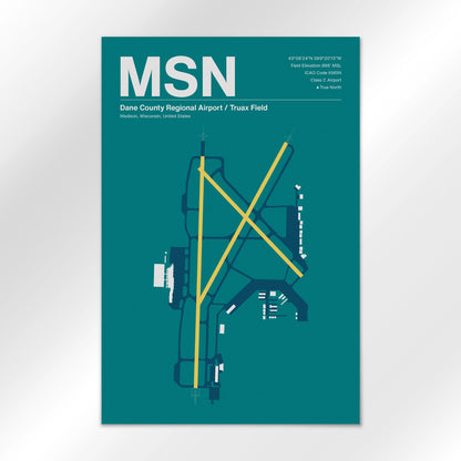 MSN Airport Diagram