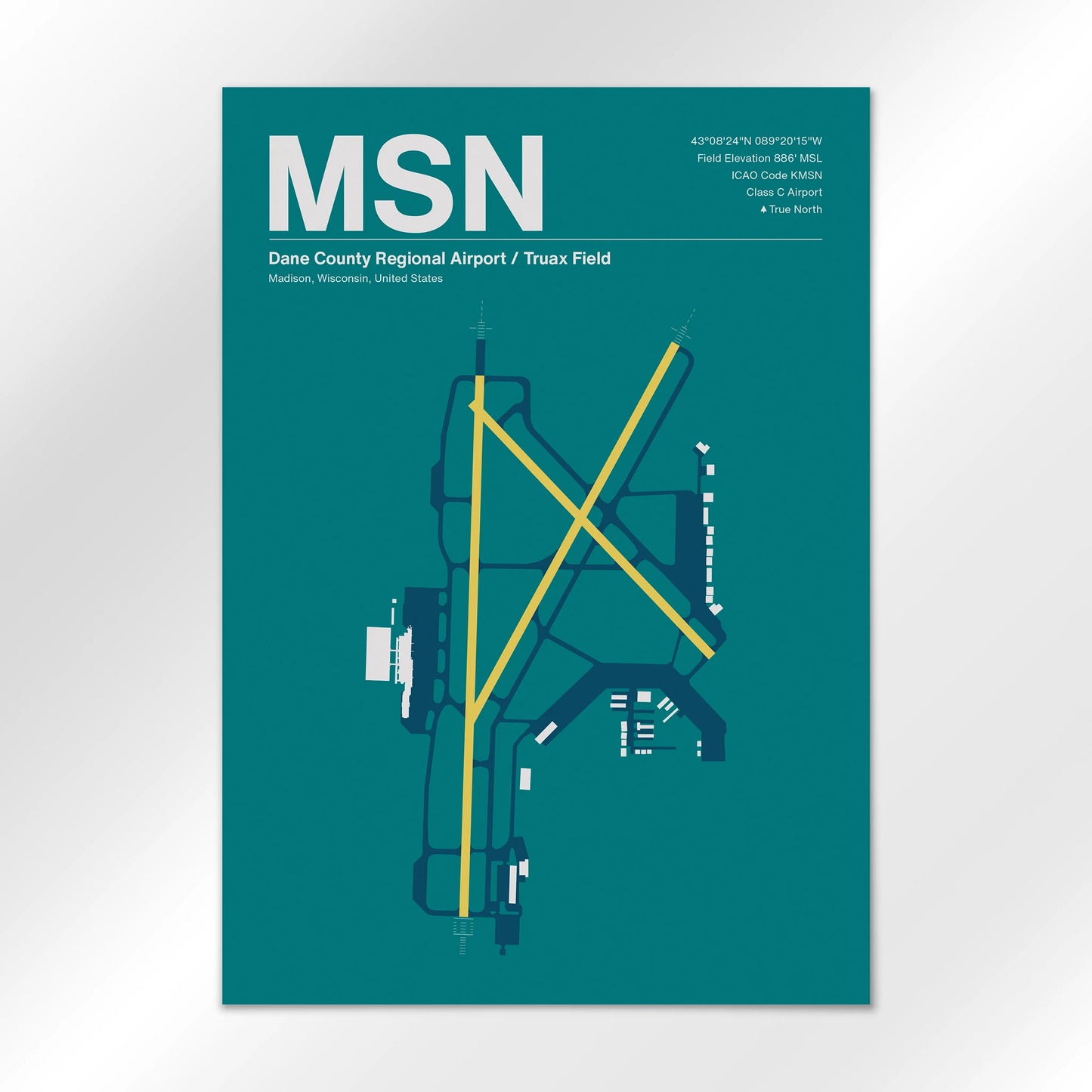 MSN Airport Diagram