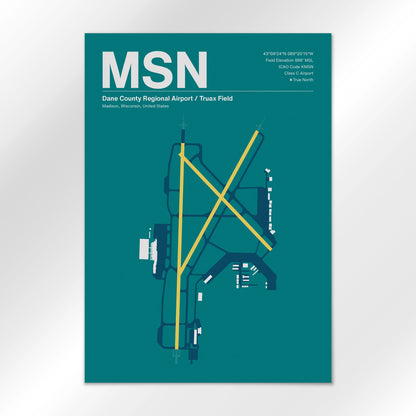MSN Airport Diagram