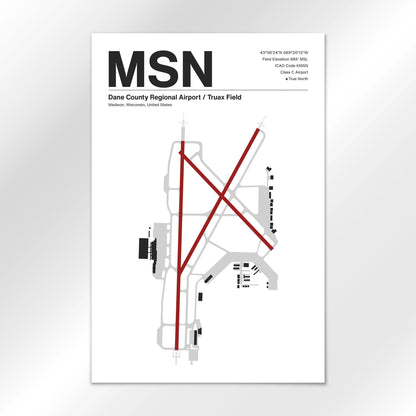 MSN Airport Diagram