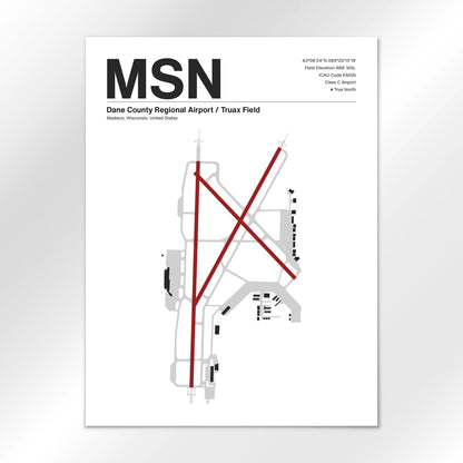MSN | Madison - Mid - Century Modern - 18×24" - No Frame