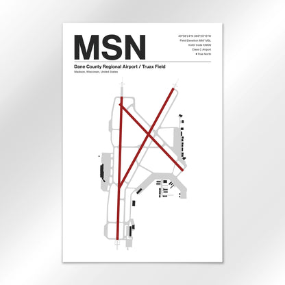 MSN | Madison - Mid - Century Modern - 24×36" - No Frame