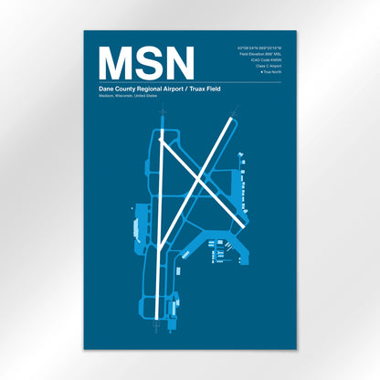 MSN | Madison - Skyline Blue - 12×18" - No Frame