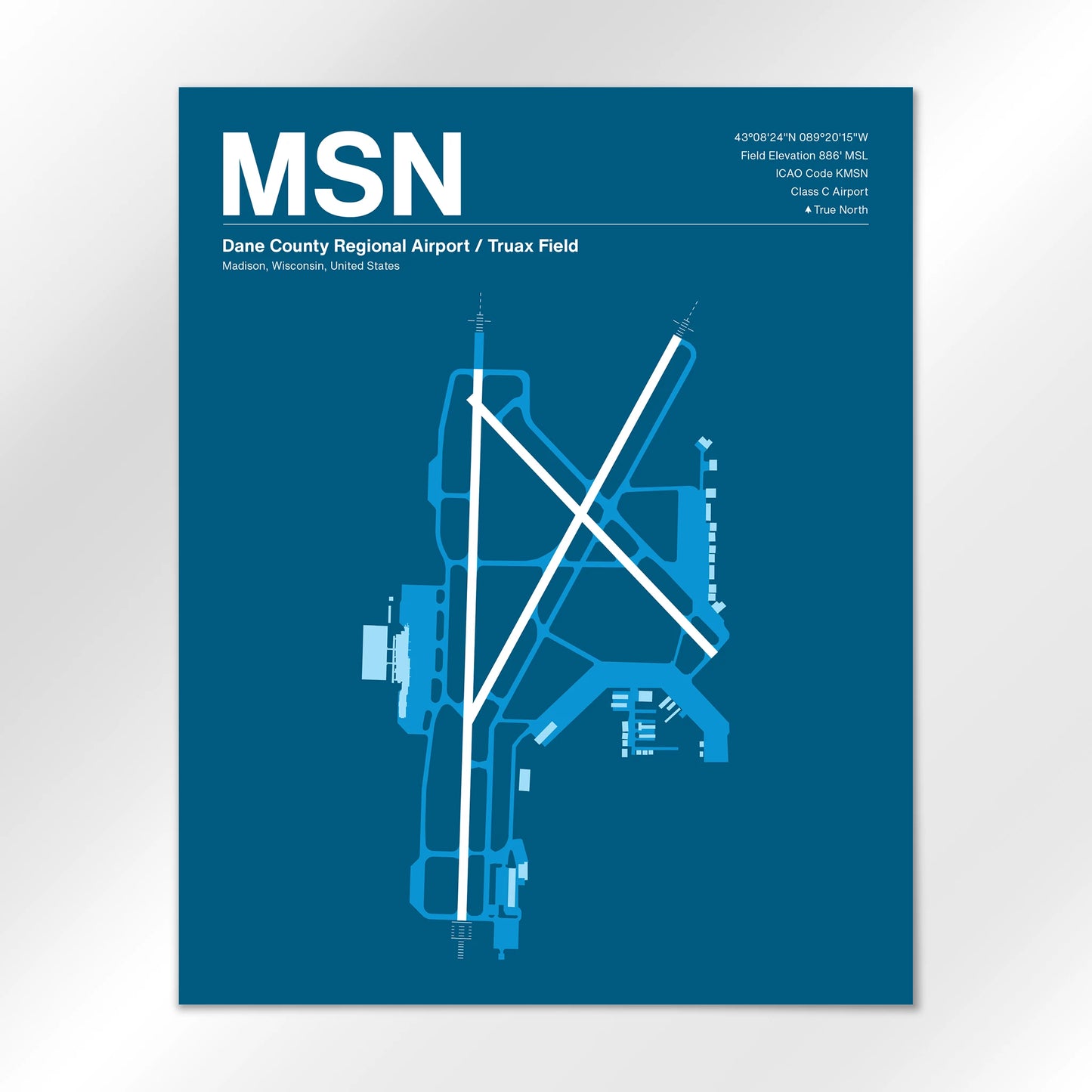 MSN Airport Diagram