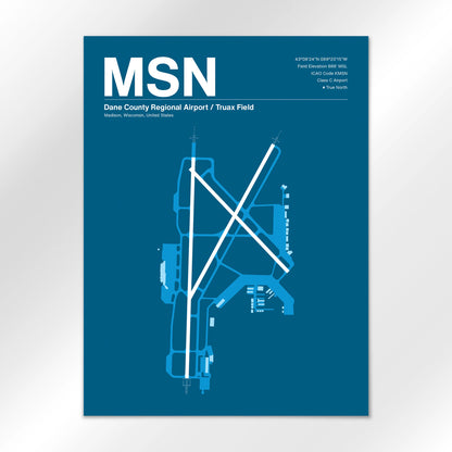 MSN | Madison - Skyline Blue - 18×24" - No Frame
