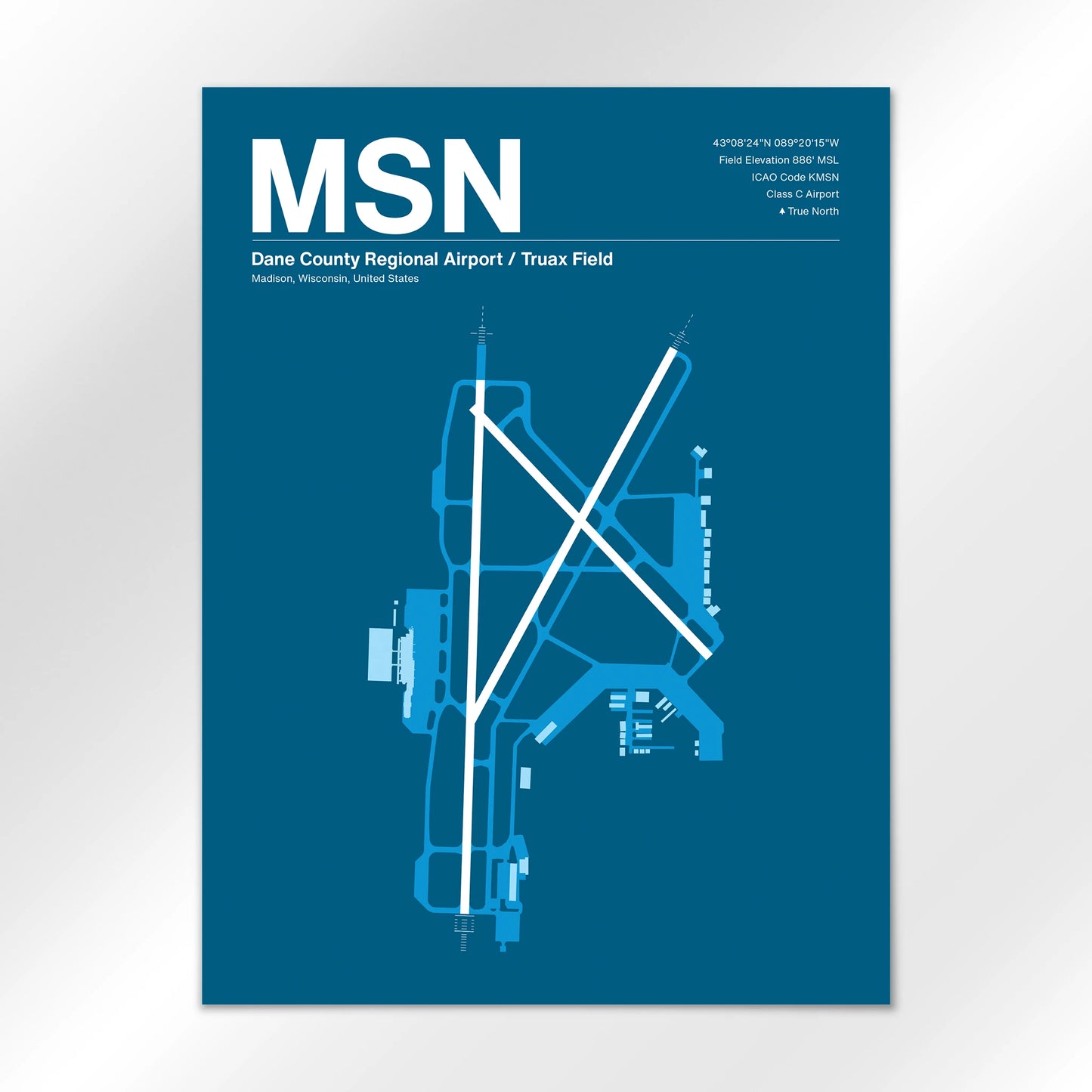 MSN Airport Diagram