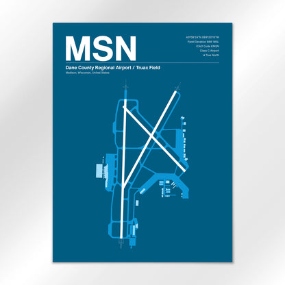 MSN Airport Diagram